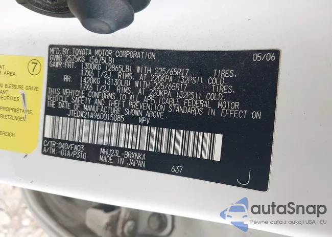 JTEDW21A960015085: 44209340