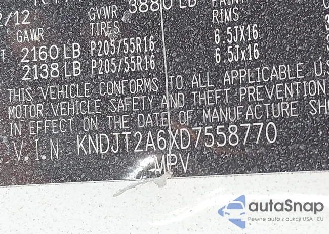 KNDJT2A6XD7558770: 44210410
