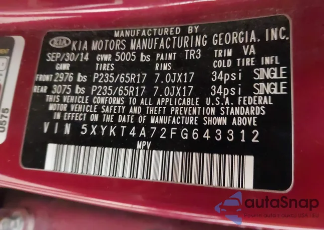 5XYKT4A72FG643312: 44210520