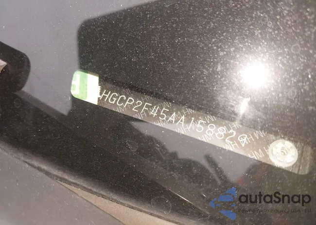 1HGCP2F45AA158829: 44210522