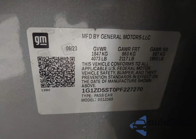 1G1ZD5ST0PF227270: 44210571