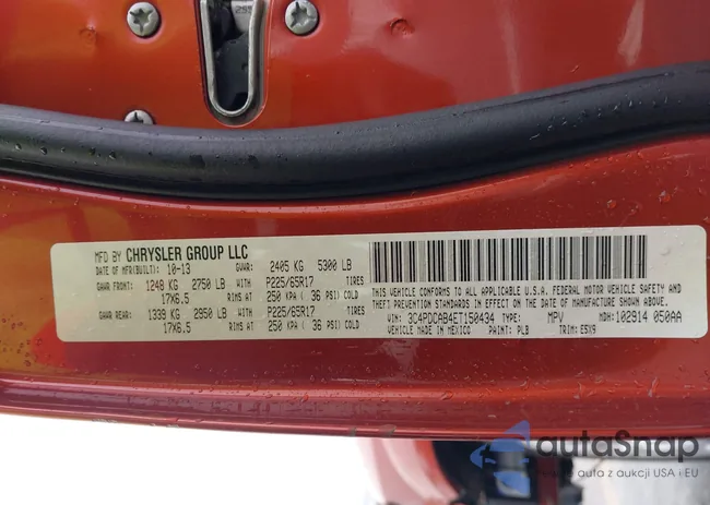 3C4PDCAB4ET150434: 44210698