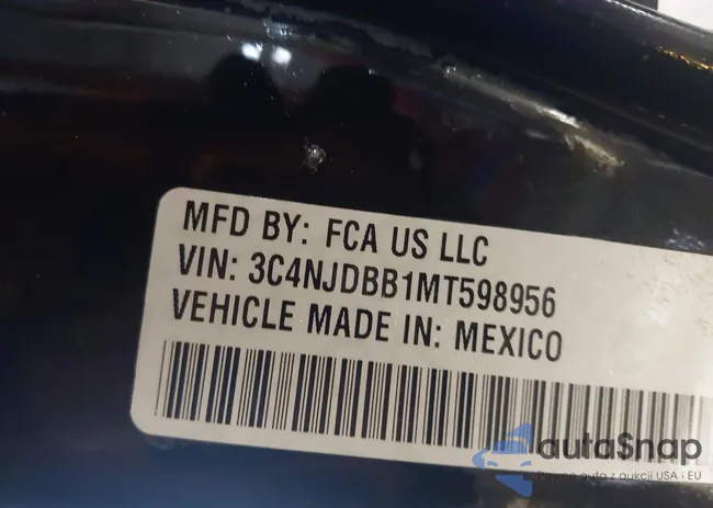 3C4NJDBB1MT598956: 44210704