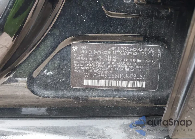 WBAPH5G58BNM73086: 44210735