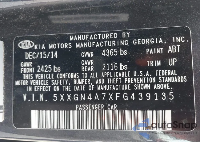 5XXGN4A7XFG439135: 44210937