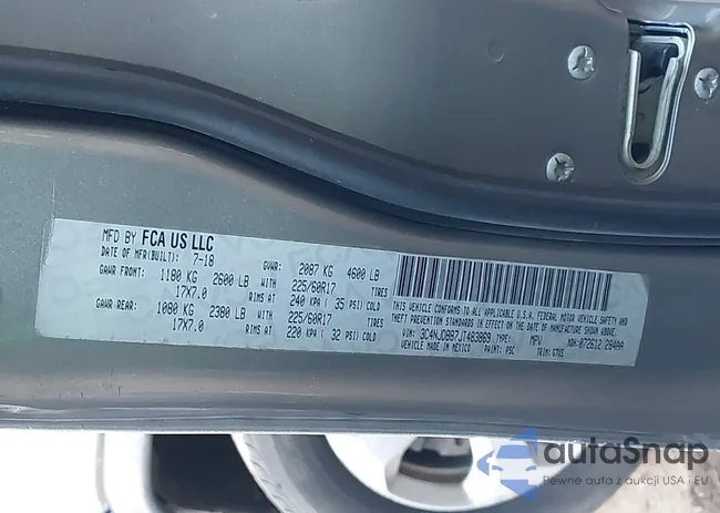 3C4NJDBB7JT483869: 44210121