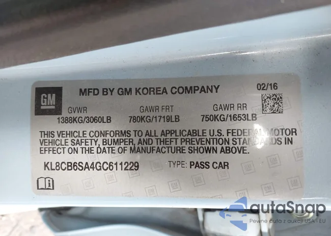 0KL8CB6SA4GC61129: 44210218