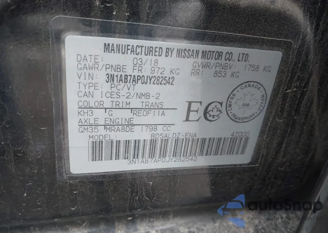 3N1AB7AP0JY282542: 44210229