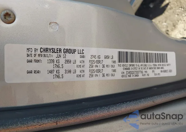 2C4RDGDG7CR377706: 44210288