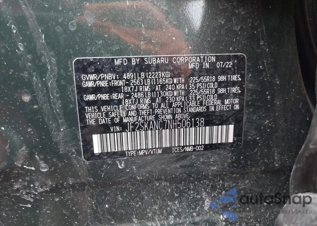 JF2SKANC7NH506138: 44210315