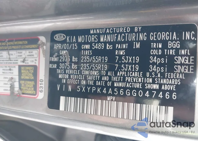 5XYPK4A56GG047466: 44211410