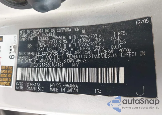 JTEDP21A560104181: 44211422