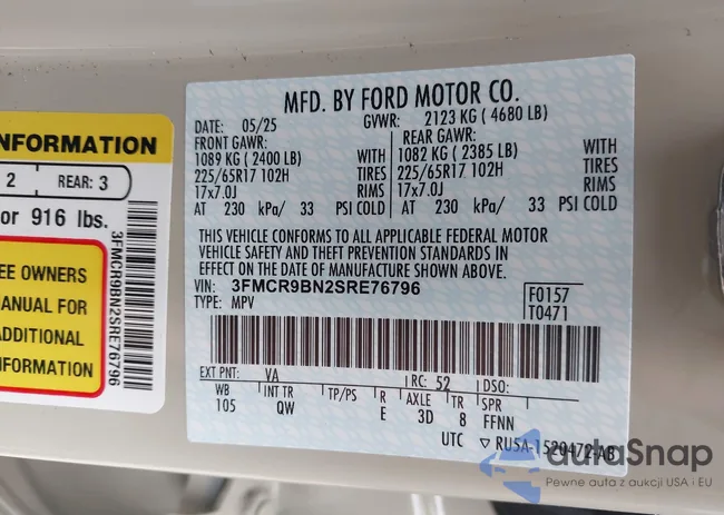 3FMCR9BN2SRE76796: 44211446