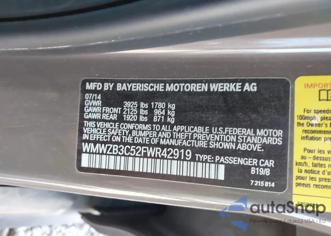 WMWZB3C52FWR42919: 44211471