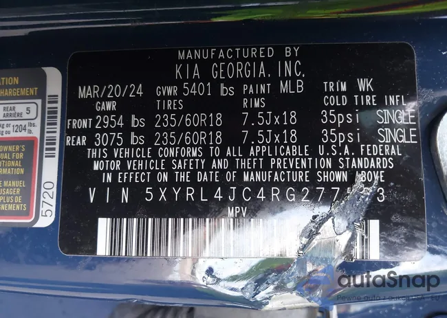 5XYRL4JC4RG277563: 44211518