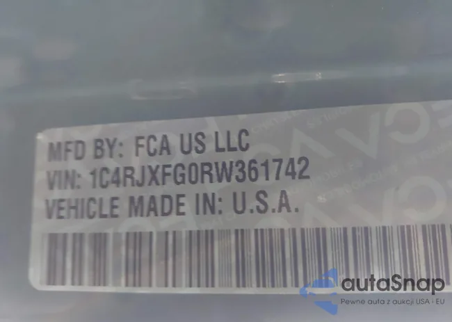 1C4RJXFG0RW361742: 44211624