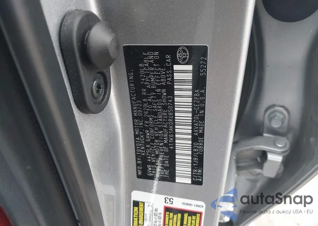 4T1K61AK0RU850743: 44211637