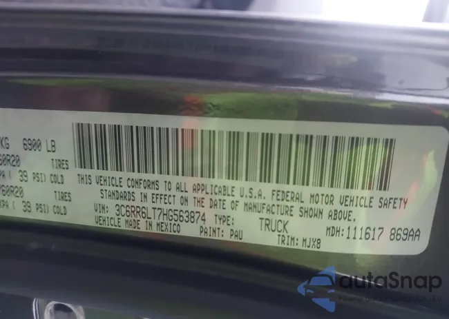 3C6RR6LT7HG563874: 44211773