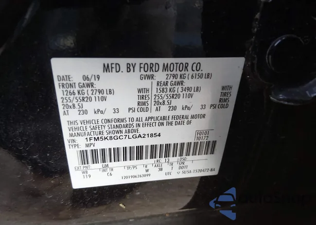 1FM5K8GC7LGA21854: 44211032