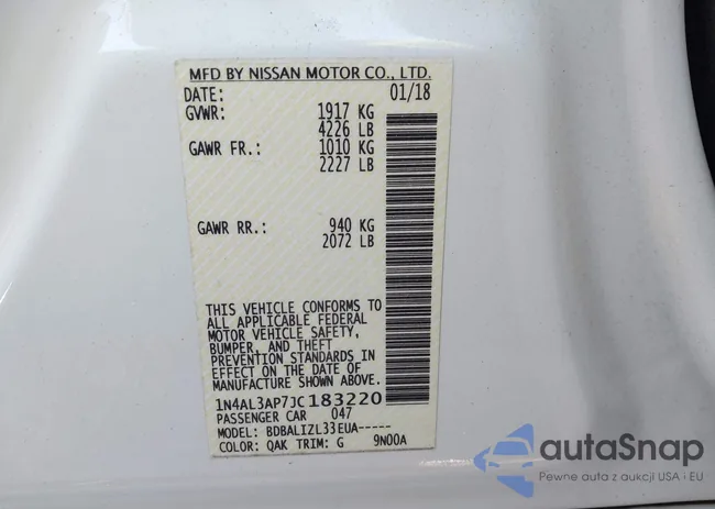 1N4AL3AP7JC183220: 44211062