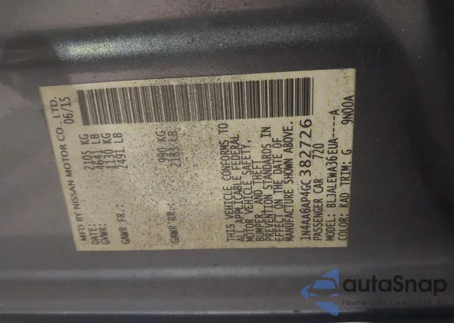 1N4AA6AP4GC382726: 44211284