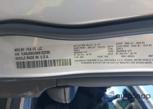 1C4RJKBGXM8132295: 44212405