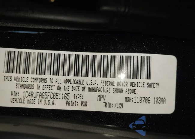 1C4RJFAG5FC651165: 44212425