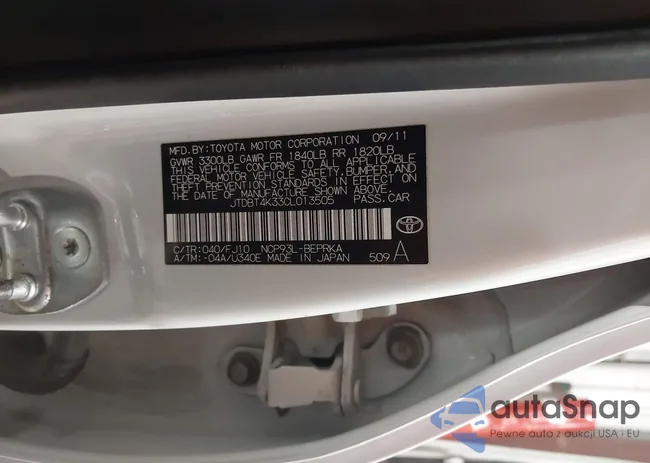 JTDBT4K33CL013505: 44212534