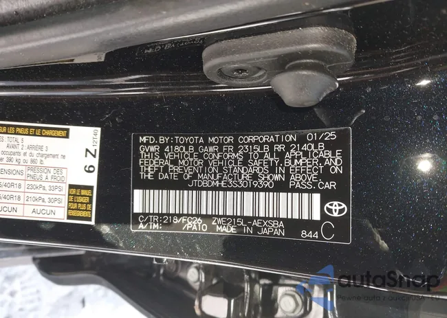 JTDBDMHE3S3019390: 44212645