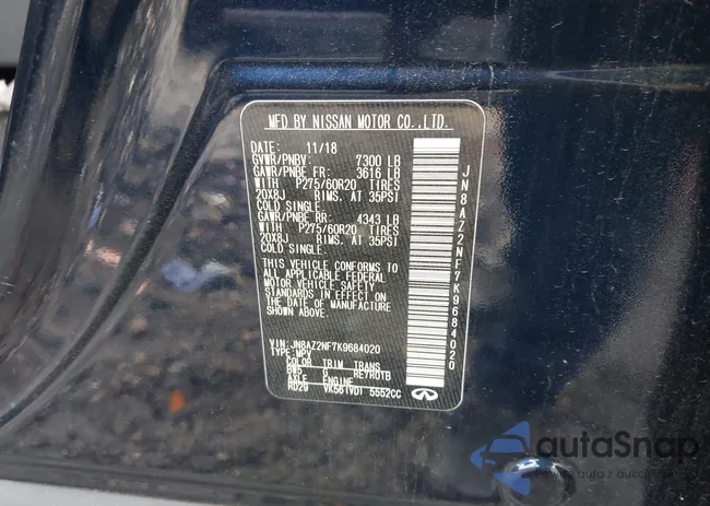 JN8AZ2NF7K9684020: 44212837