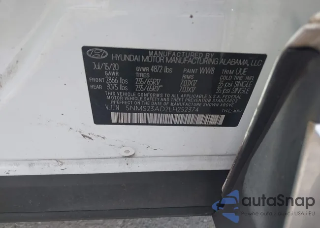 5NMS23AD2LH252374: 44212936