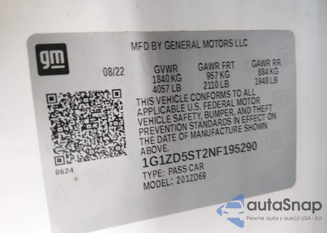 1G1ZD5ST2NF195290: 44212166