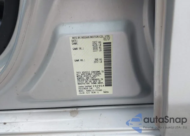 1N4AL3AP6HC192954: 44213394