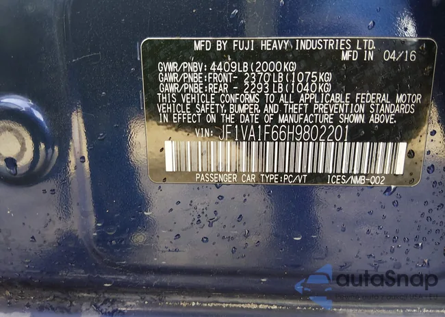 JF1VA1F66H9802201: 44213608