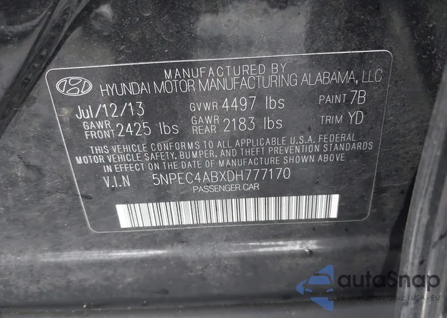 5NPEC4ABXDH777170: 44213748