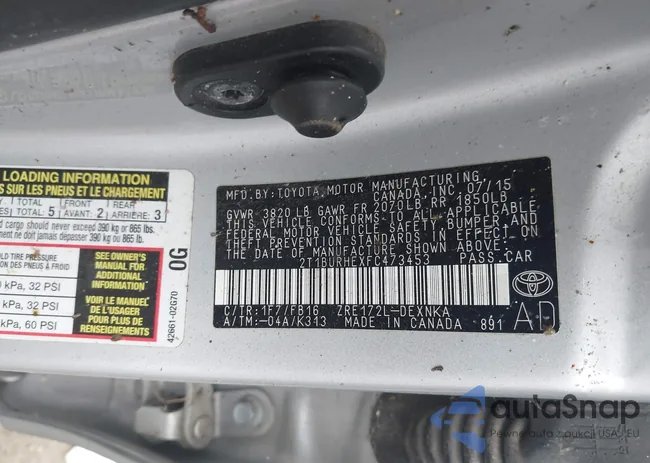 2T1BURHEXFL473453: 44213963