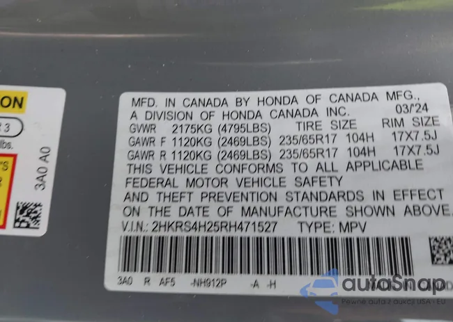 2HKRS4H25RH471527: 44213969