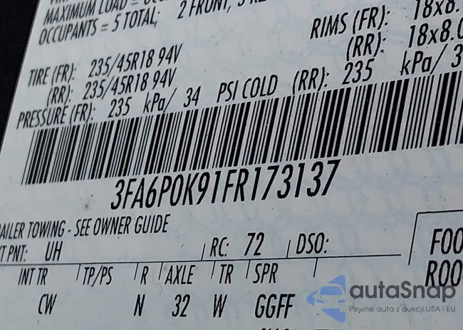 3FA6P0K91FR173137: 44213227