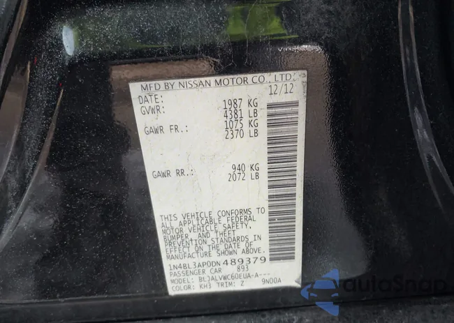 1N4BL3AP0DN489379: 44213242