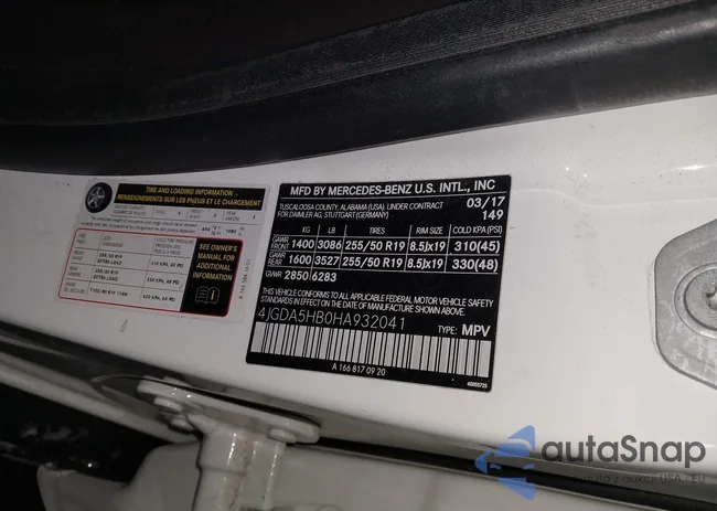 4JGDA5HB0HA932041: 44213266