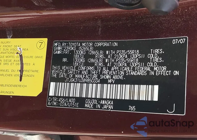 JTJGK31U389850334: 44213287