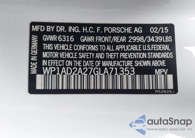 WP1AD2A27GLA71353: 44214579