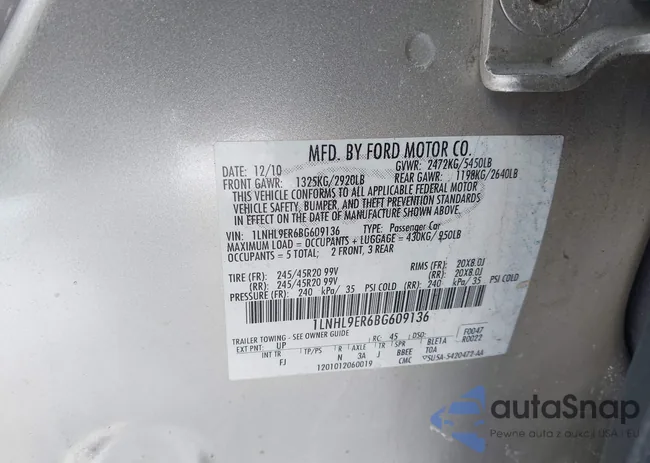 1LNHL9ER6BG609136: 44214586