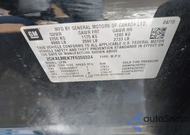 2GKALMEK7F6350324: 44214853