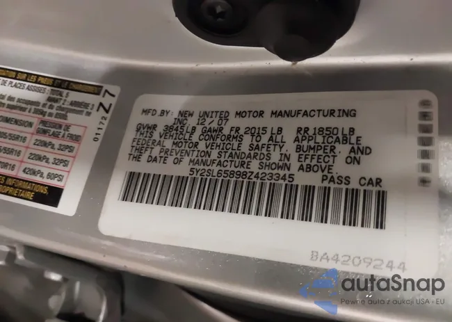 5Y2SL65898Z423345: 44214928