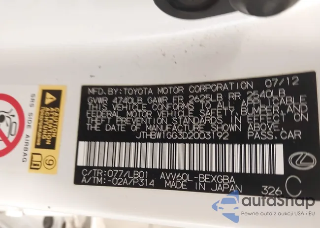 JTHBW1GG3D2003192: 44214068