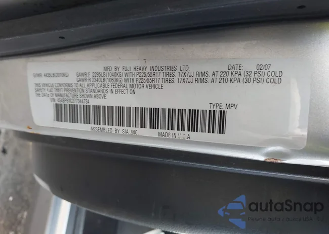 4S4BP61C277344734: 44214086