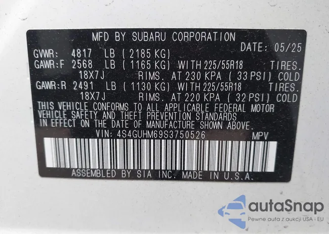 4S4GUHM69S3750526: 44214321