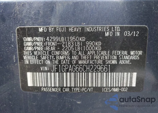 JF1GPAG66CH229661: 44215665