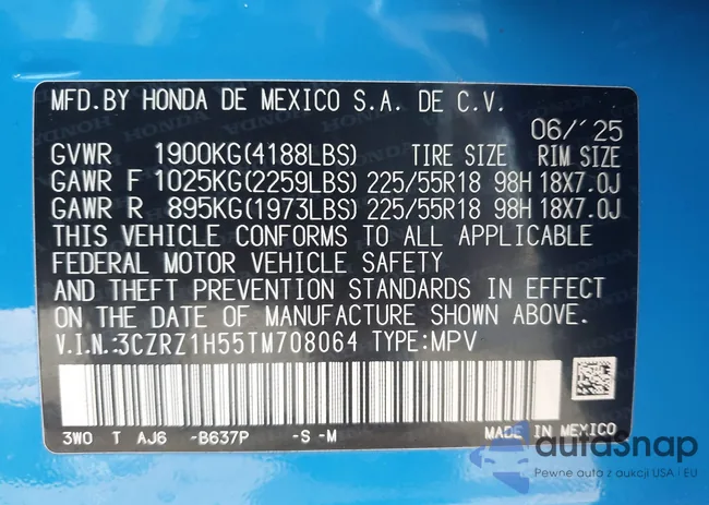 3CZRZ1H55TM708064: 44215881